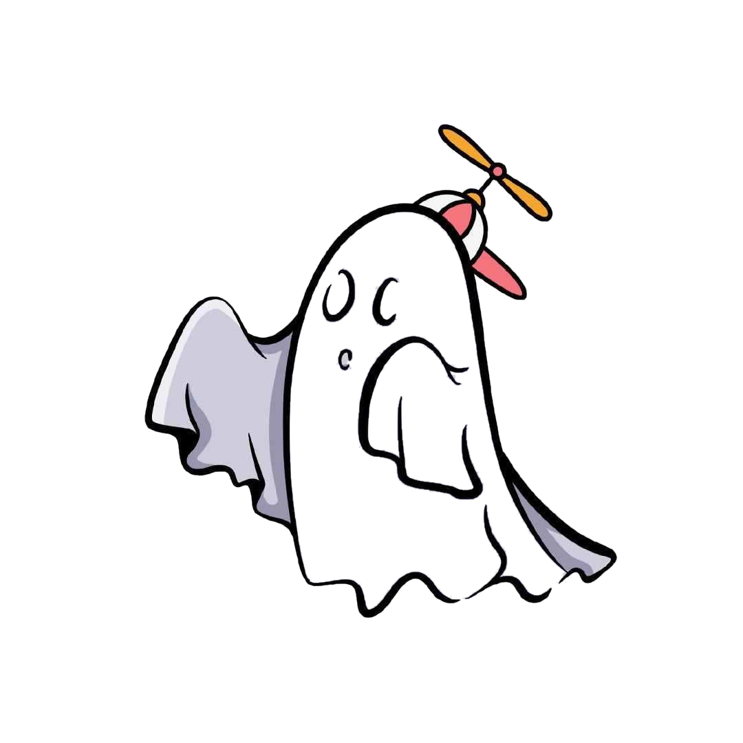 Ghost : Boooo Sticker